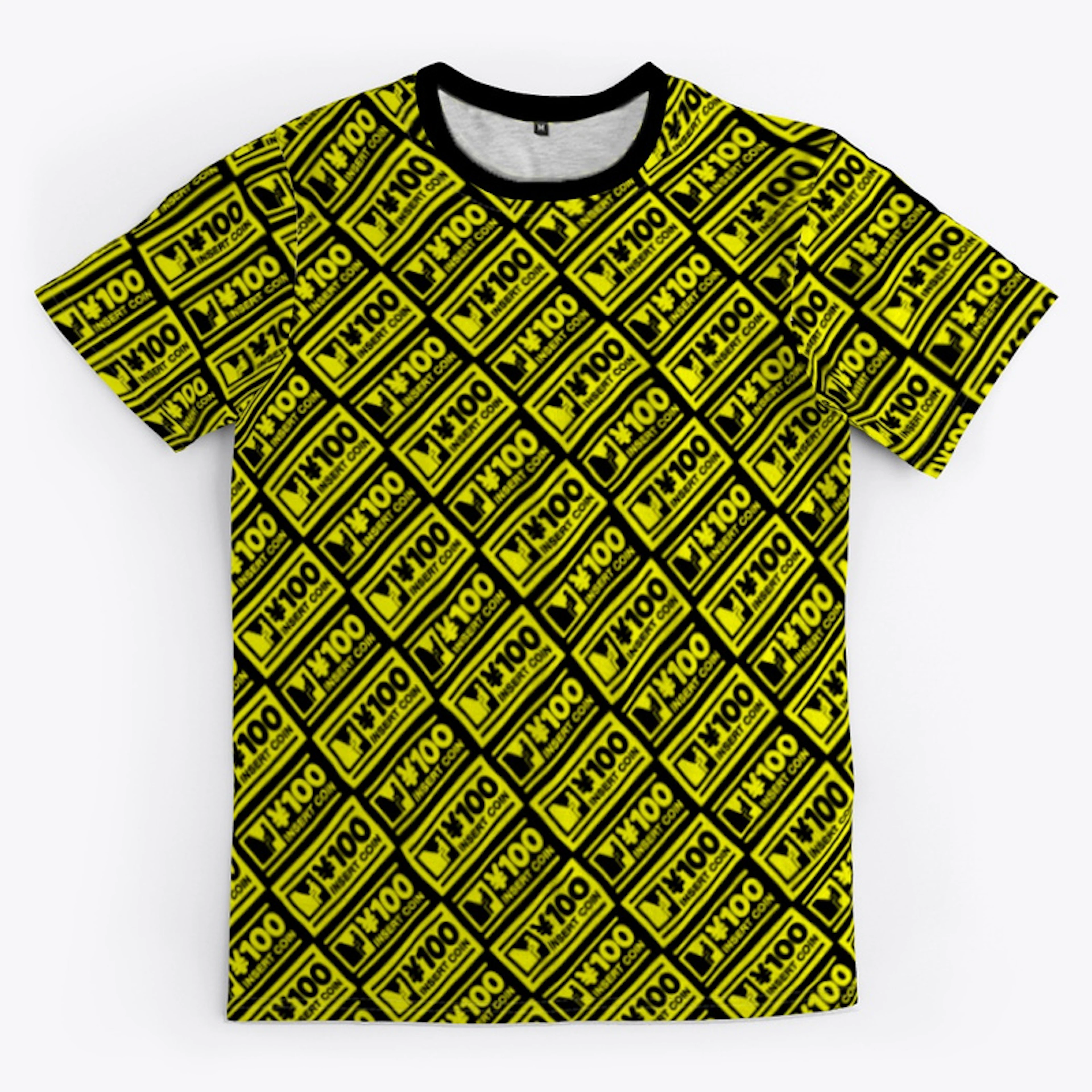 100YEN Checkerboard - Yellow Invert